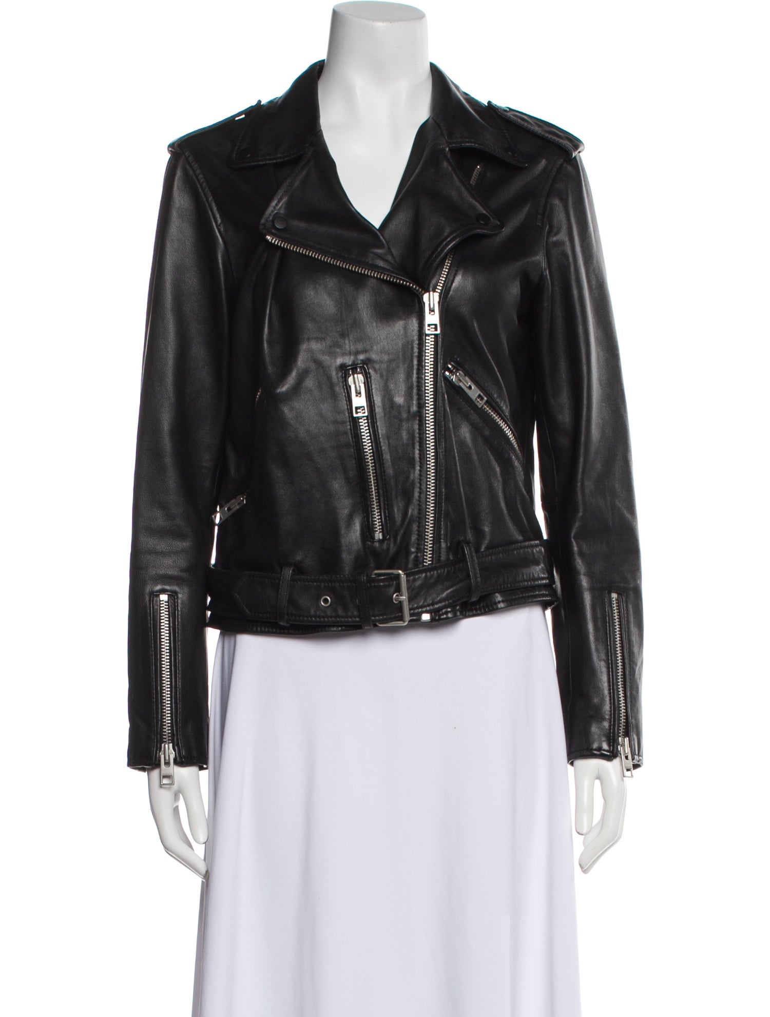 AllSaints Leather Biker Jacket