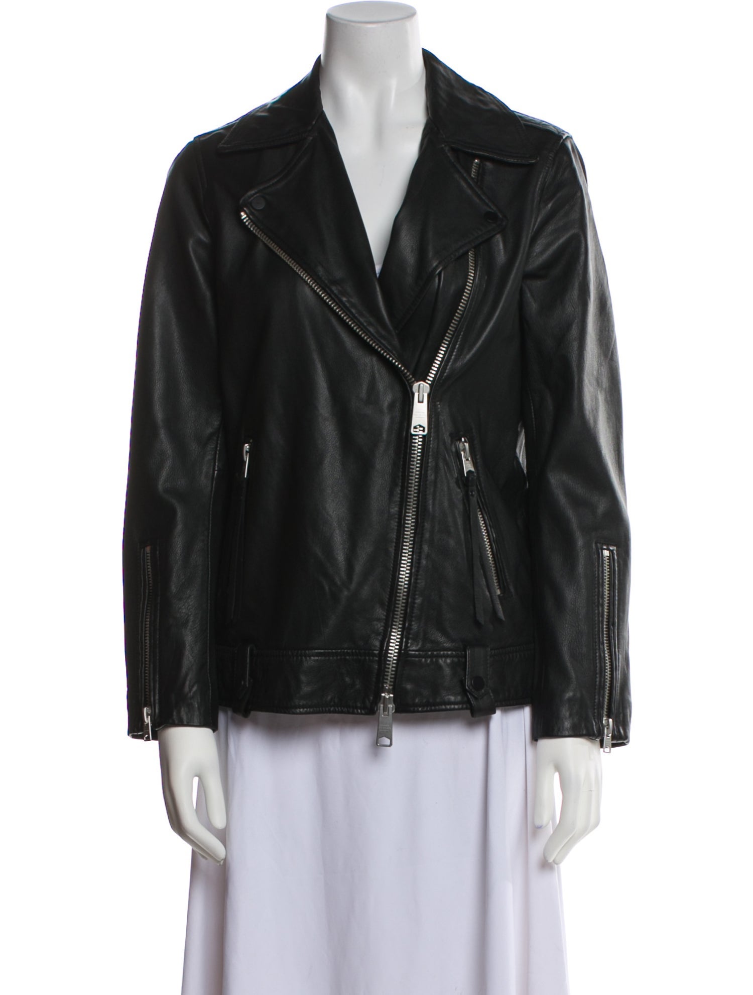 AllSaints Leather Biker Jacket w/ Tags