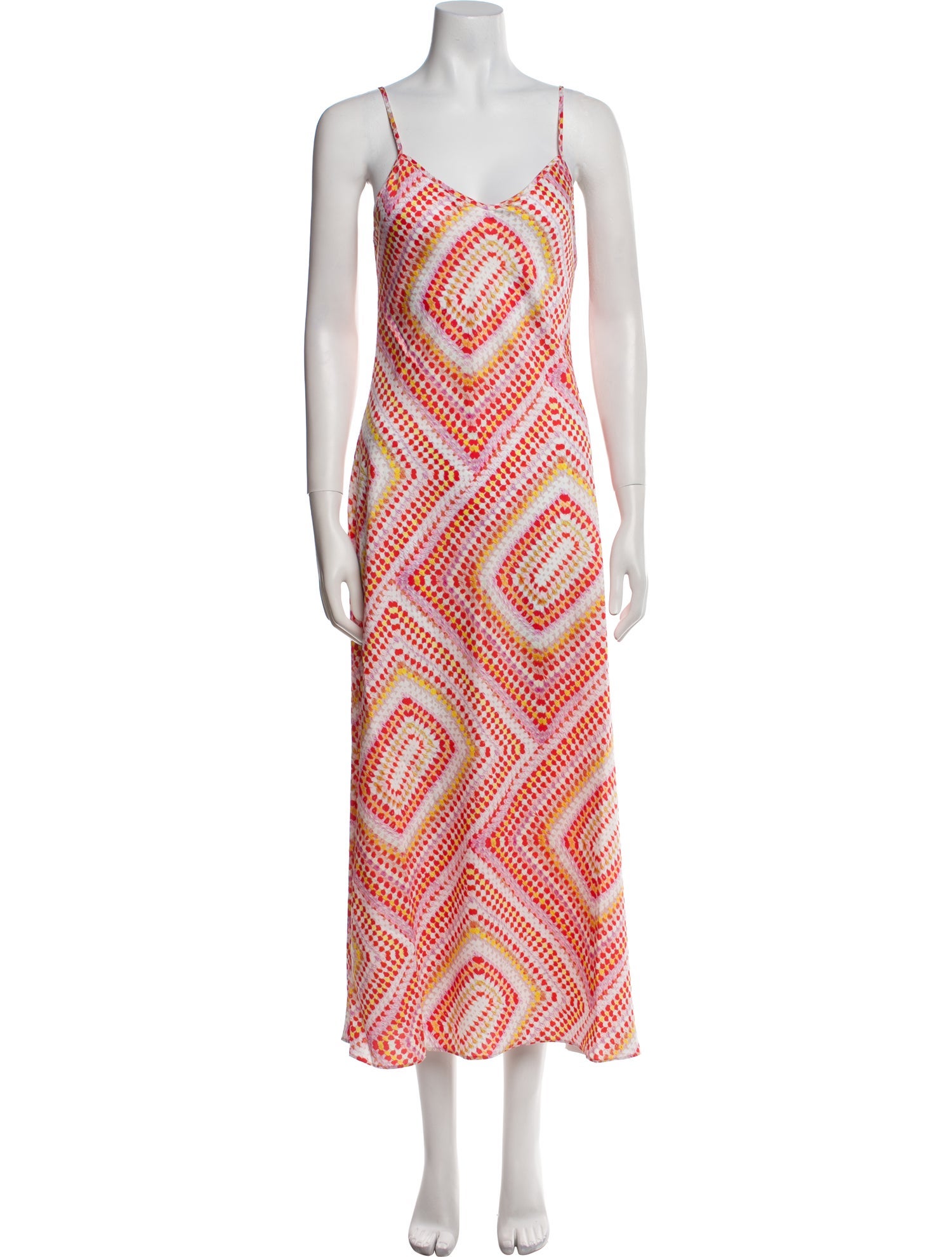 AllSaints Printed Long Dress