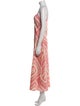 AllSaints Printed Long Dress