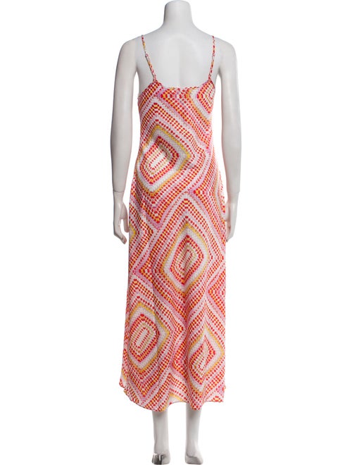 AllSaints Printed Long Dress