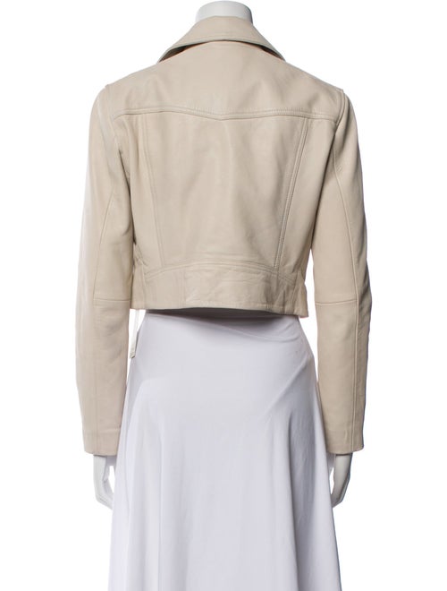 AllSaints Lamb Leather Biker Jacket