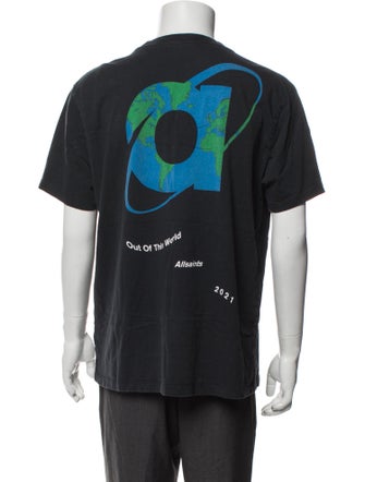 AllSaints Graphic Print Crew Neck T-Shirt