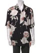 AllSaints Floral Print Short Sleeve Shirt