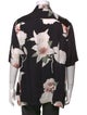 AllSaints Floral Print Short Sleeve Shirt