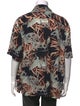 AllSaints Printed Three-Quarter Sleeve Shirt