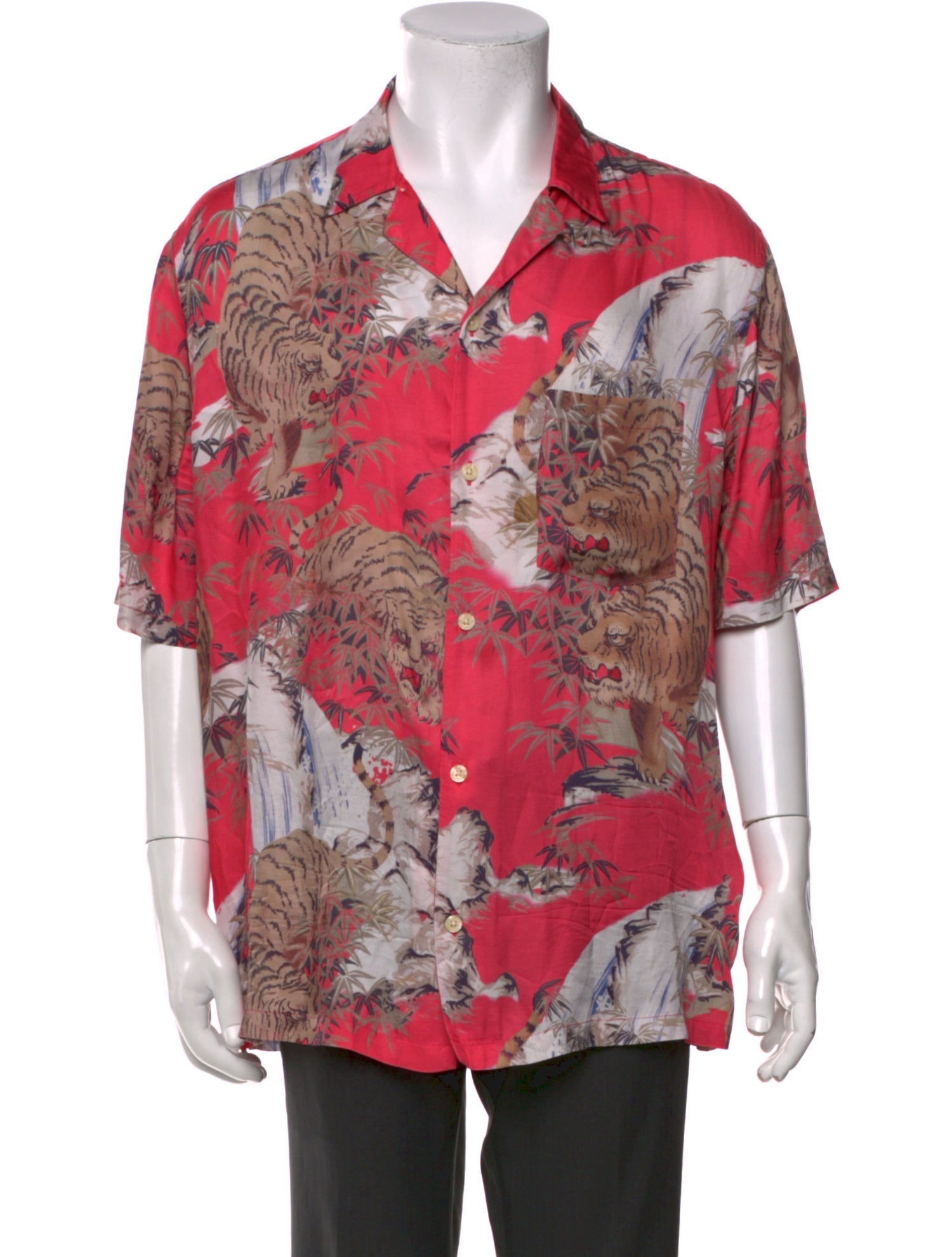 AllSaints Printed Short Sleeve Shirt