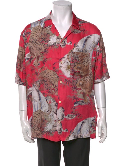 AllSaints Printed Short Sleeve Shirt