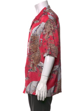 AllSaints Printed Short Sleeve Shirt
