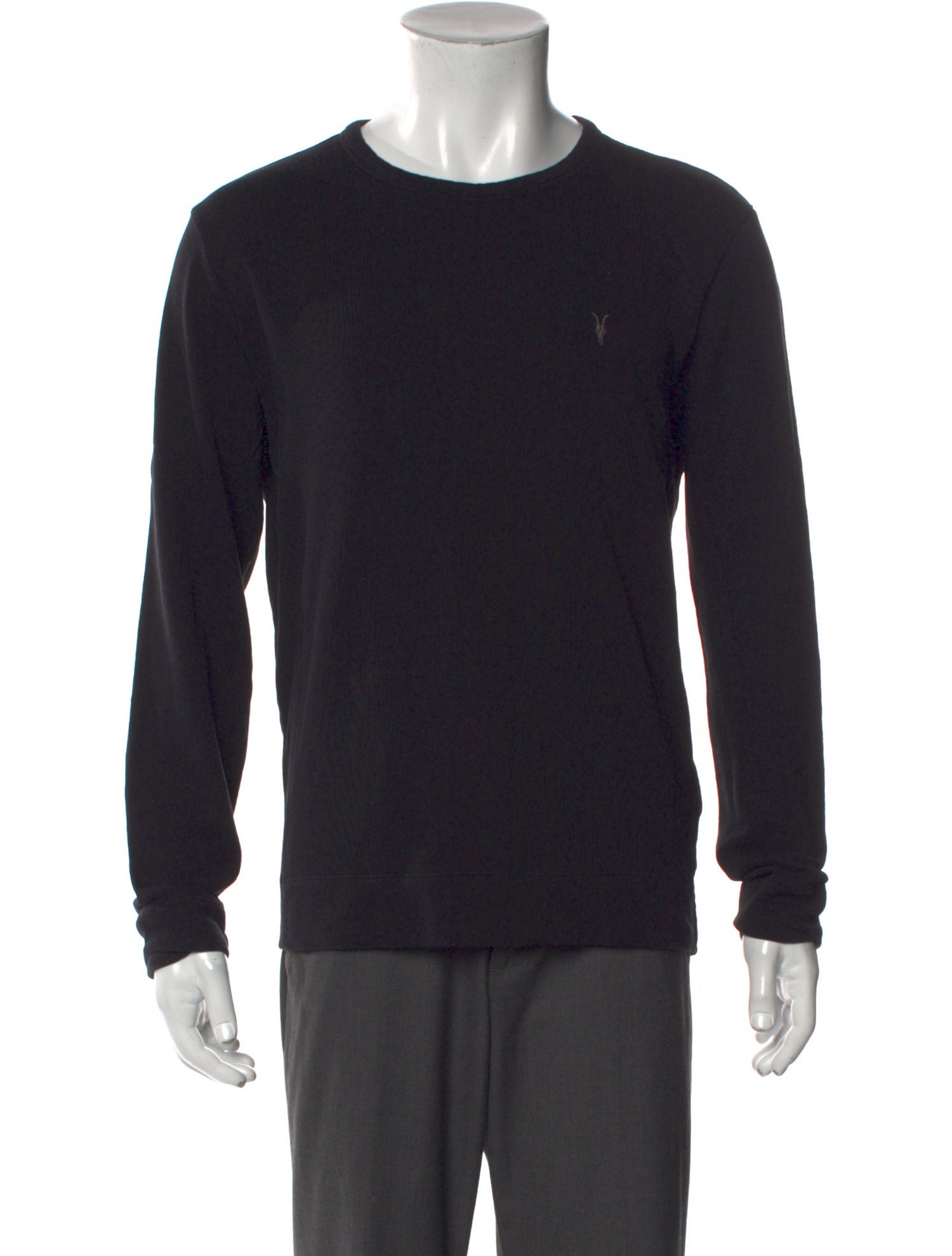 AllSaints Crew Neck Long Sleeve T-Shirt