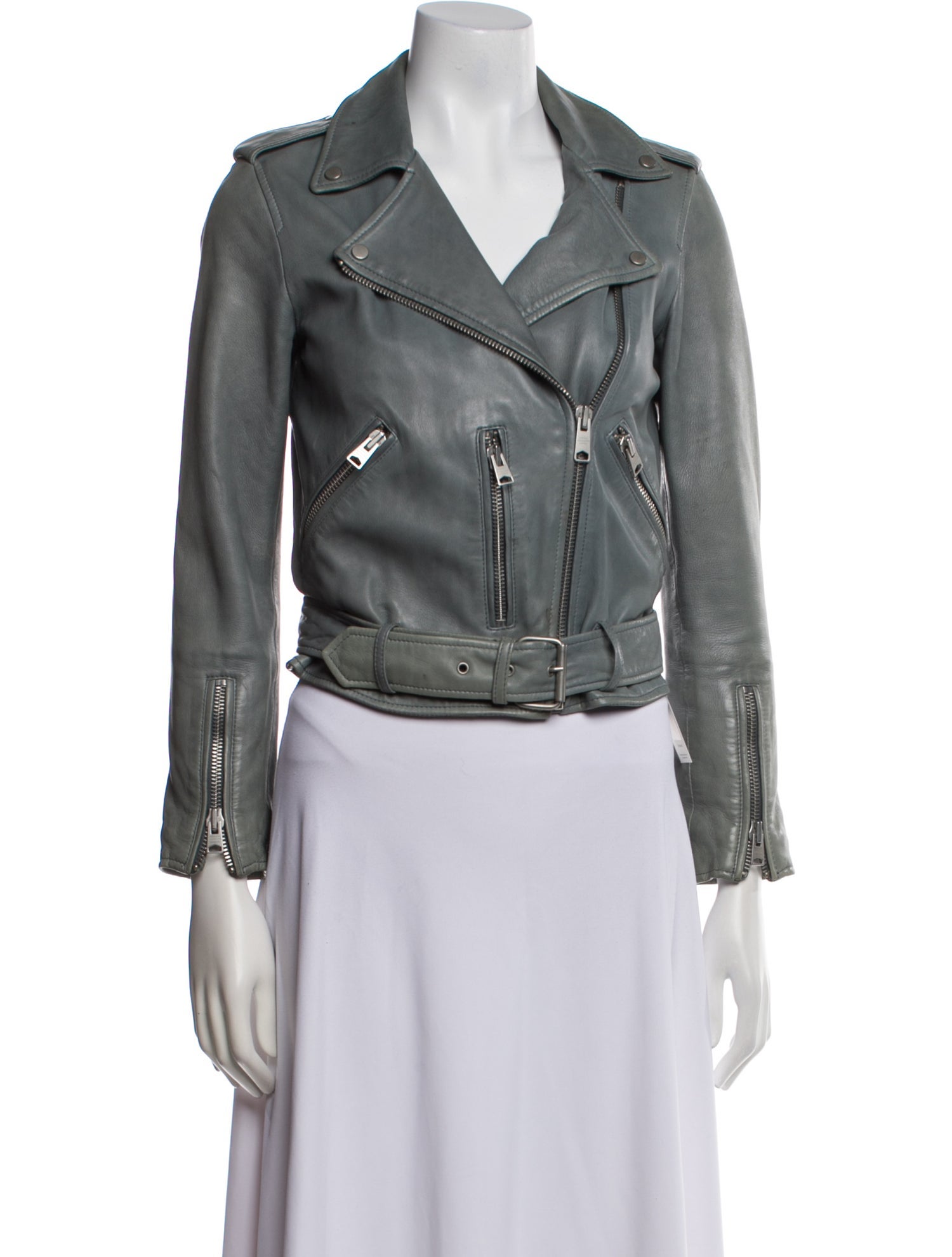 AllSaints Leather Biker Jacket
