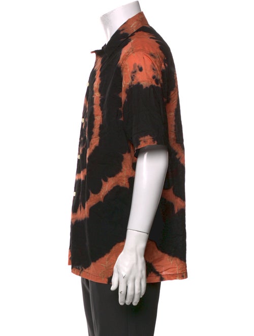 AllSaints Tie-Dye Print Short Sleeve Shirt