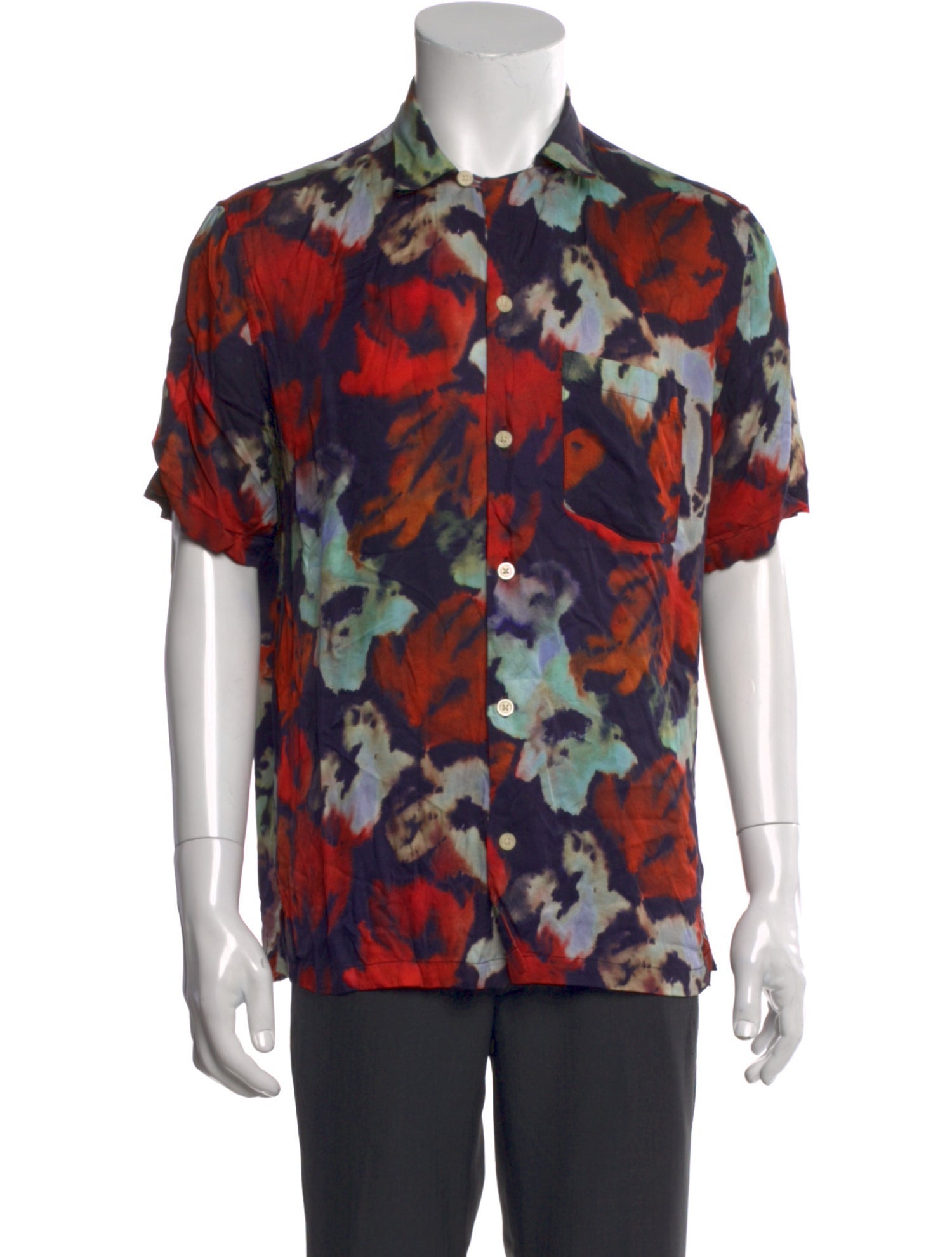 AllSaints Printed Short Sleeve Shirt