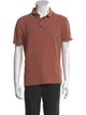 AllSaints Crew Neck Short Sleeve Polo Shirt