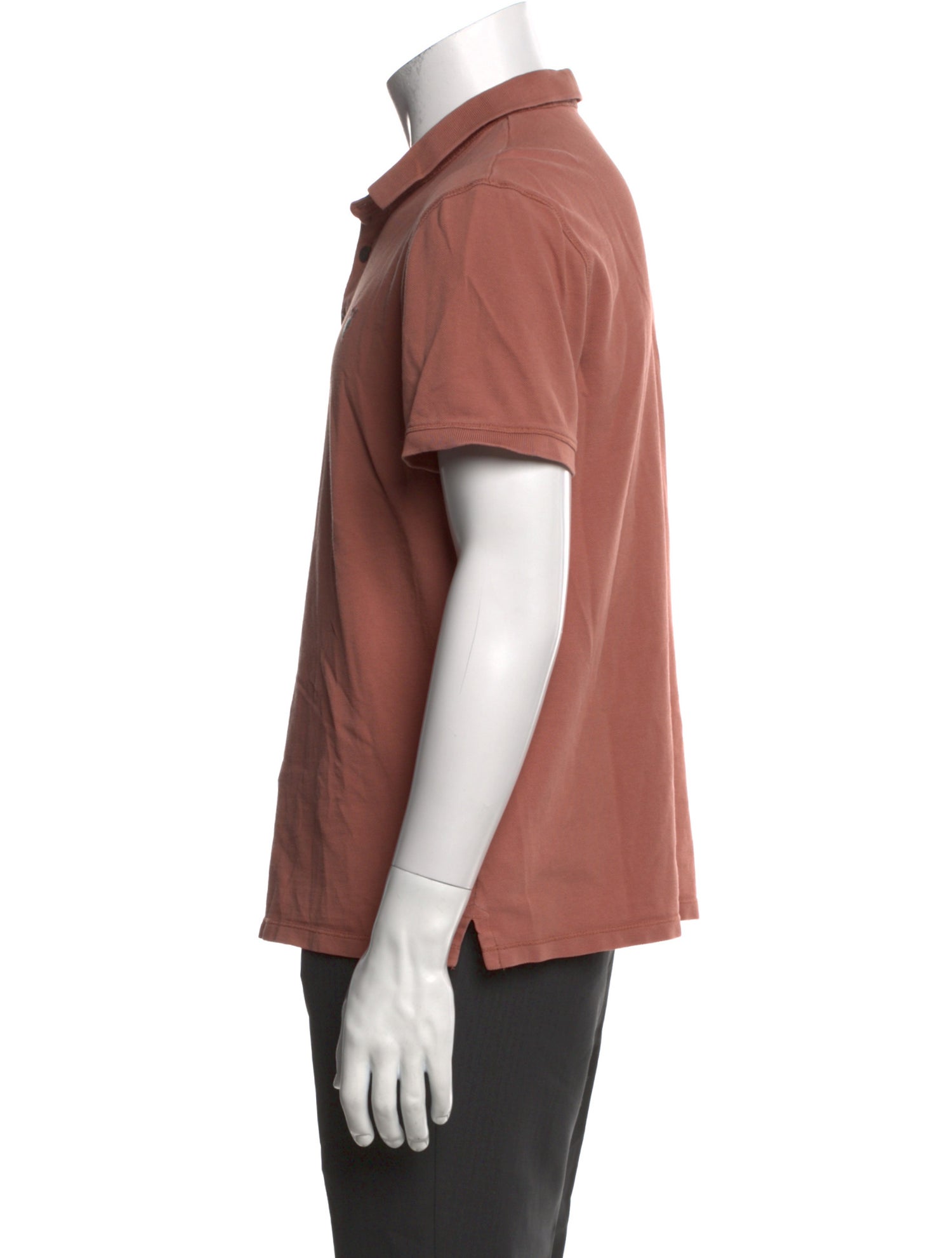 AllSaints Crew Neck Short Sleeve Polo Shirt