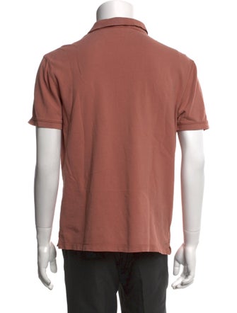 AllSaints Crew Neck Short Sleeve Polo Shirt