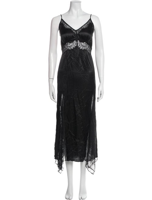 AllSaints V-Neck Long Dress