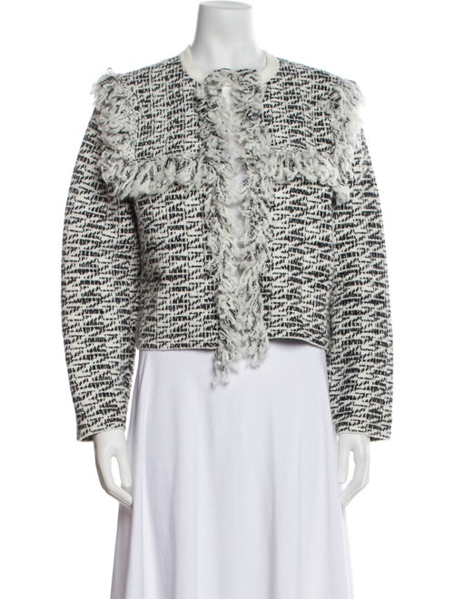 AllSaints Wool Tweed Pattern Evening Jacket