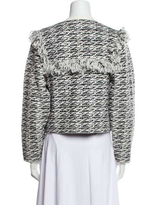 AllSaints Wool Tweed Pattern Evening Jacket