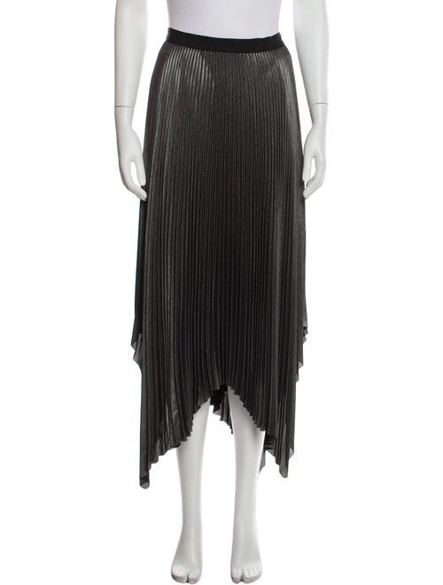 AllSaints Pleated Accents Midi Length Skirt