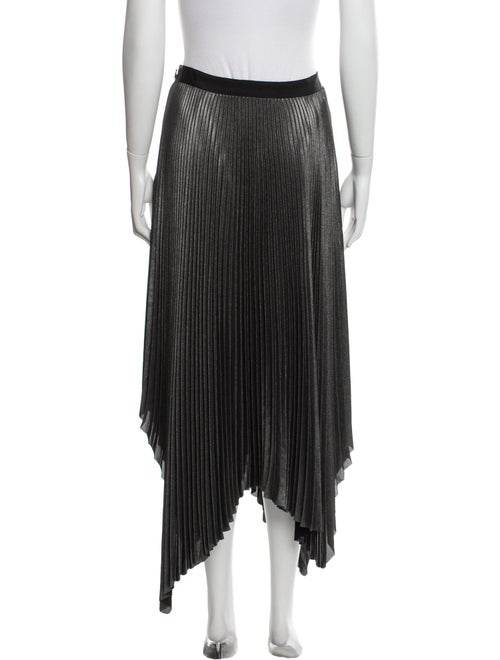 AllSaints Pleated Accents Midi Length Skirt