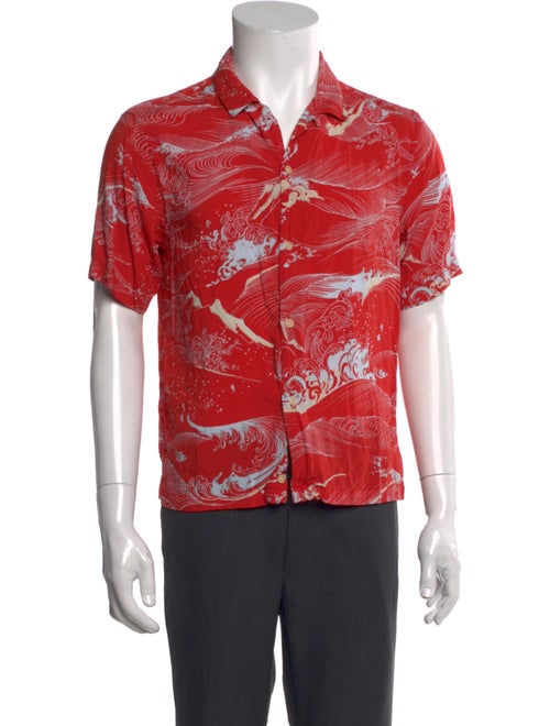 AllSaints Printed Short Sleeve Shirt
