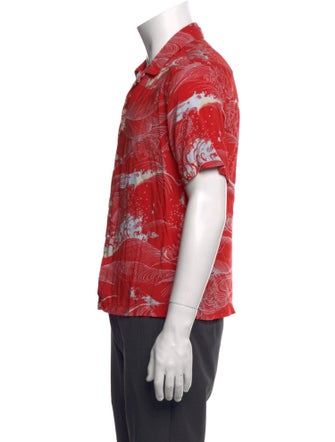 AllSaints Printed Short Sleeve Shirt