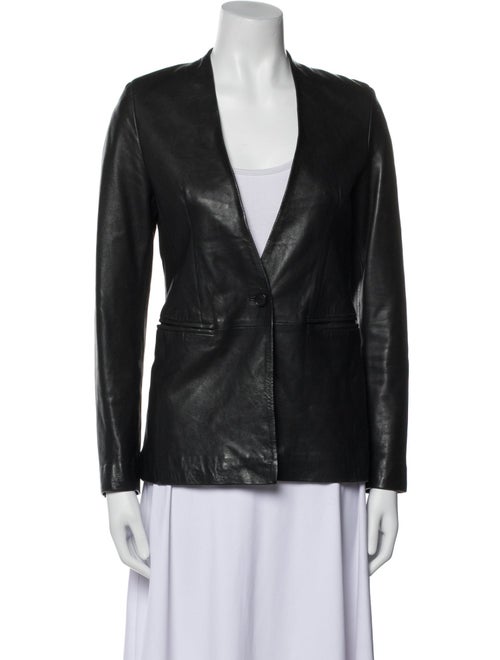 AllSaints Leather Blazer