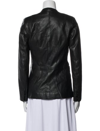 AllSaints Leather Blazer