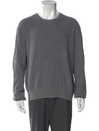 AllSaints Crew Neck Long Sleeve Pullover