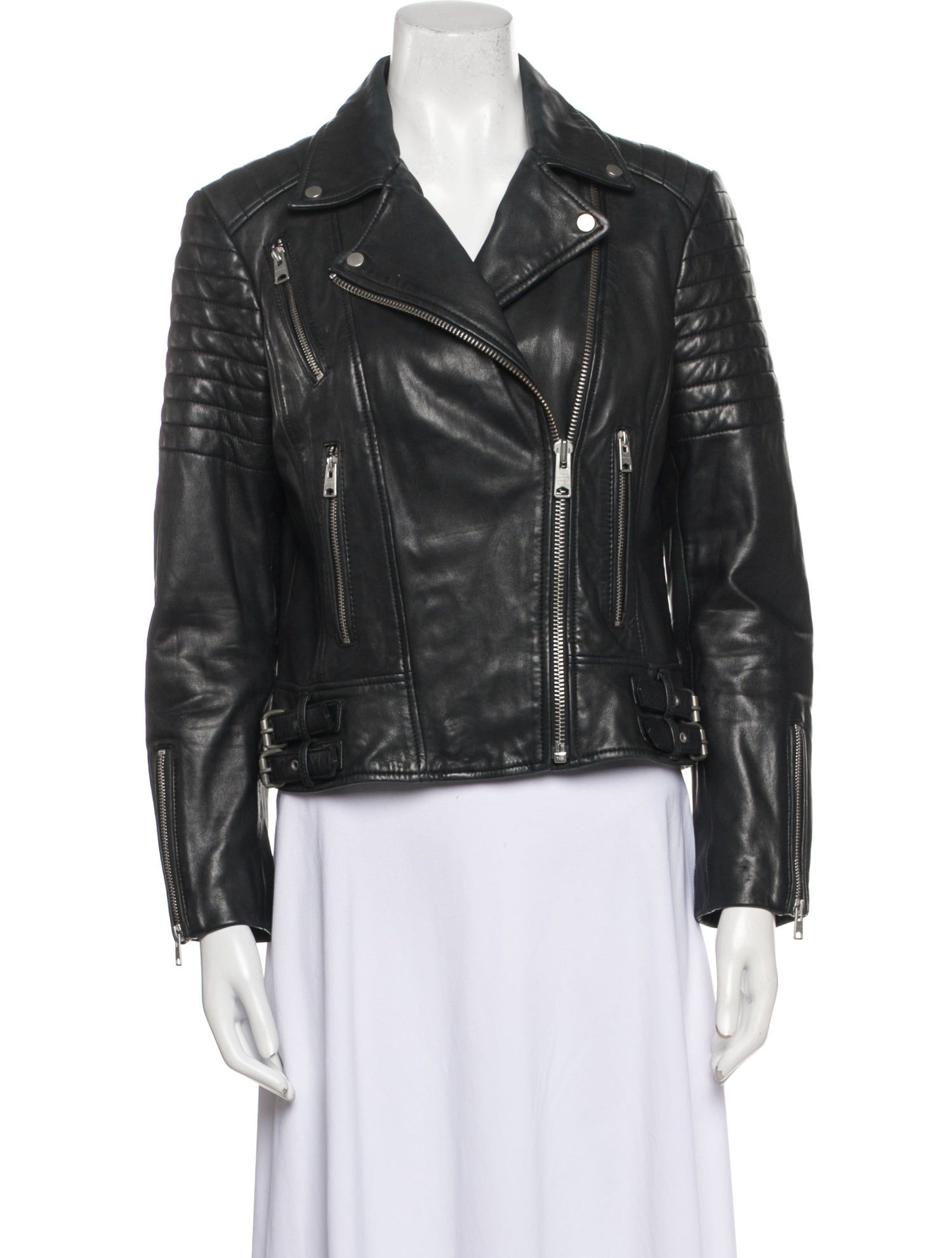 AllSaints Leather Biker Jacket