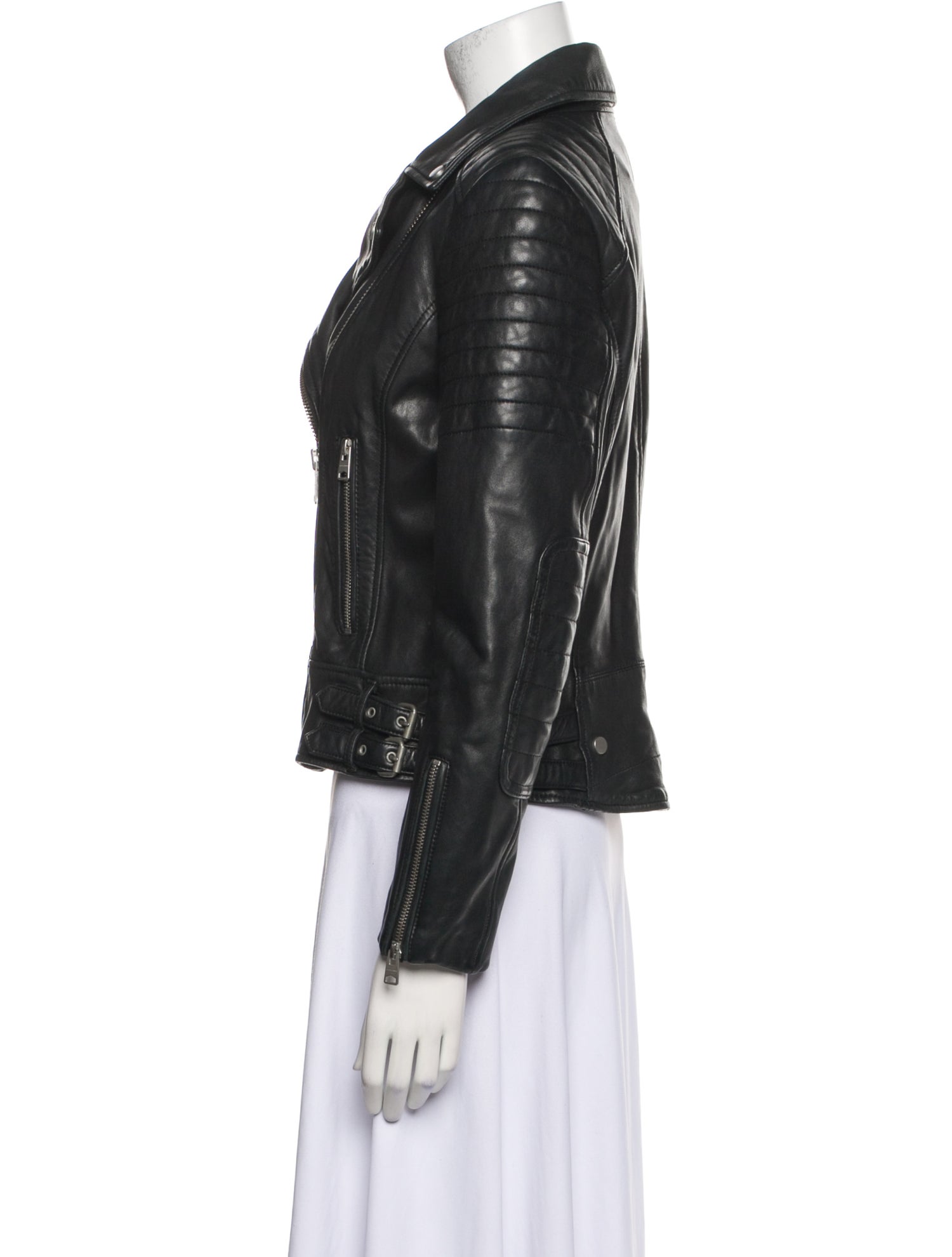 AllSaints Leather Biker Jacket