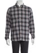 AllSaints Plaid Print Long Sleeve Shirt