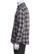 AllSaints Plaid Print Long Sleeve Shirt