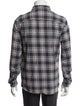 AllSaints Plaid Print Long Sleeve Shirt