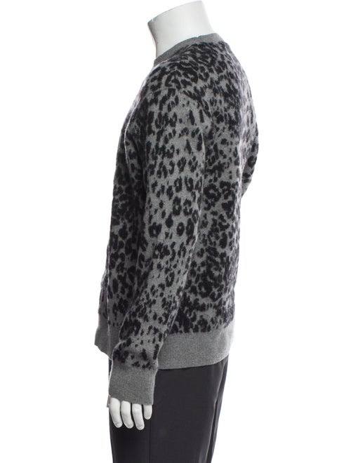 AllSaints Wool Animal Print Pullover