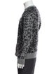 AllSaints Wool Animal Print Pullover
