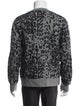 AllSaints Wool Animal Print Pullover