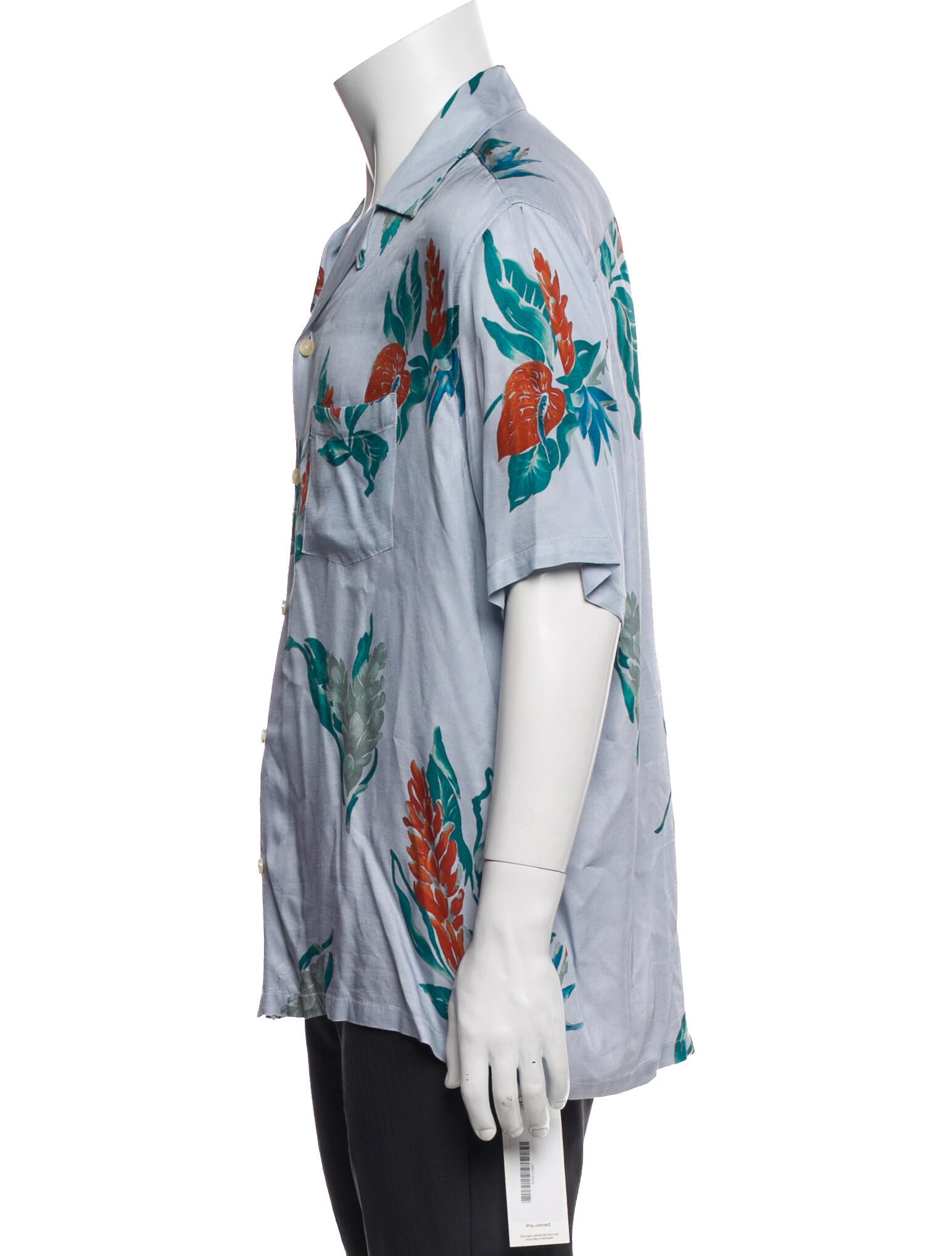 AllSaints Graphic Print Short Sleeve Shirt