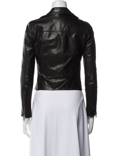 AllSaints Lamb Leather Biker Jacket