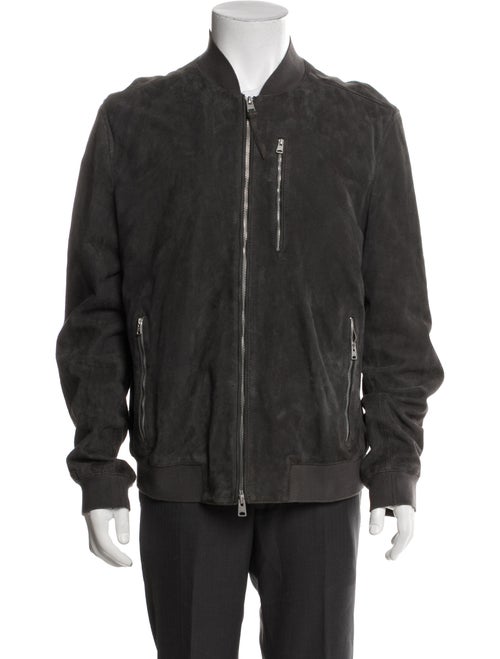 AllSaints Suede Bomber Jacket