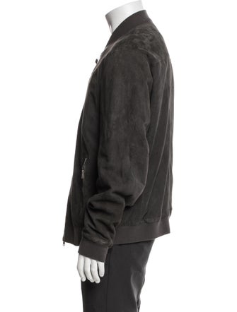 AllSaints Suede Bomber Jacket