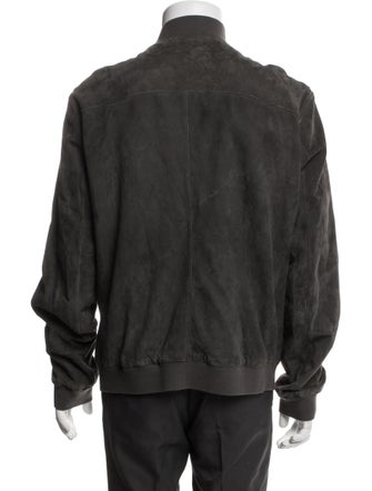 AllSaints Suede Bomber Jacket