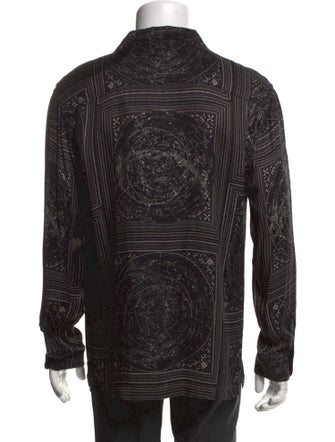 AllSaints Printed Long Sleeve Shirt