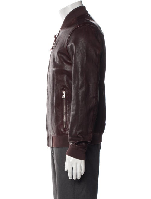 AllSaints Leather Bomber Jacket