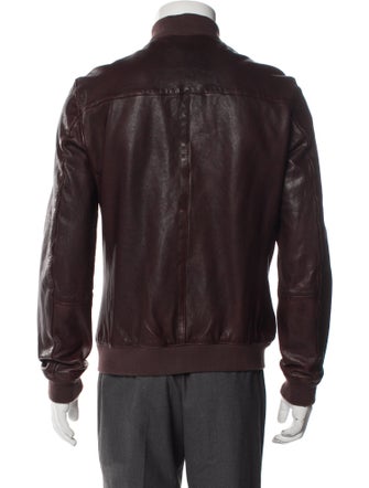 AllSaints Leather Bomber Jacket