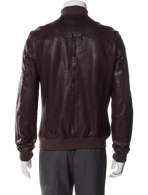 AllSaints Leather Bomber Jacket