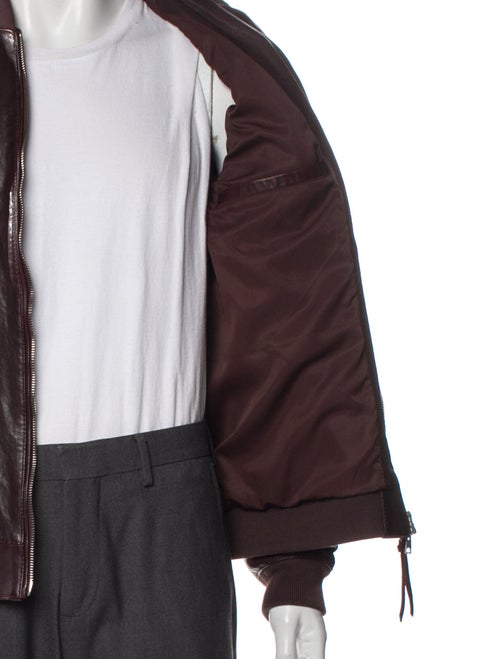 AllSaints Leather Bomber Jacket