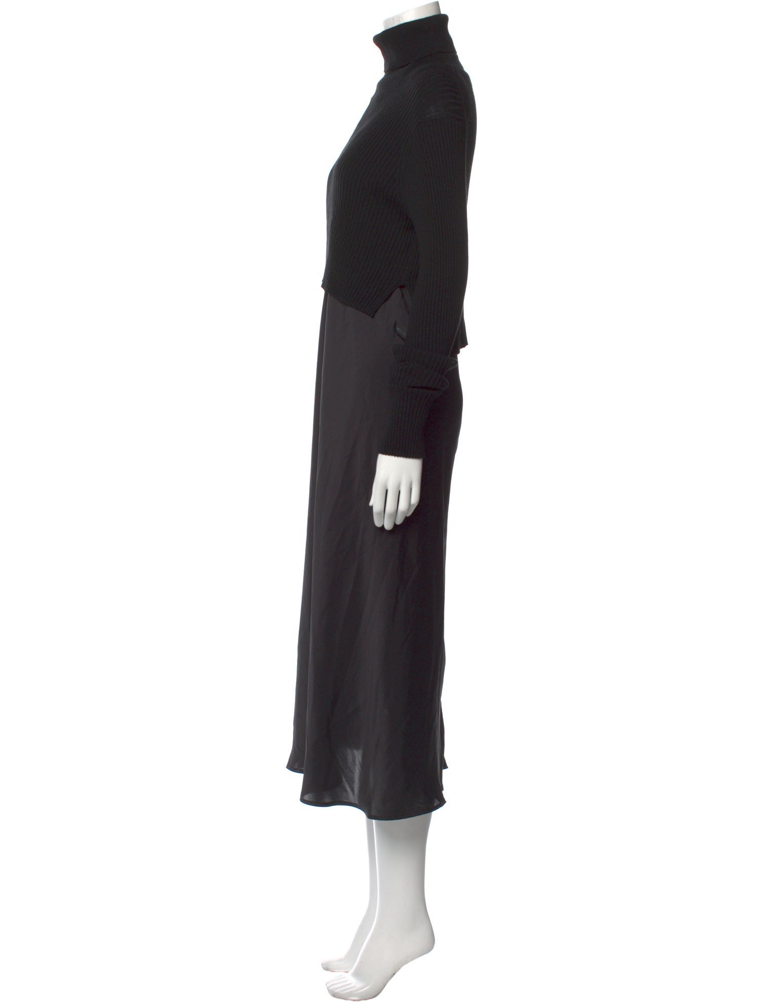 AllSaints Merino Wool Long Dress