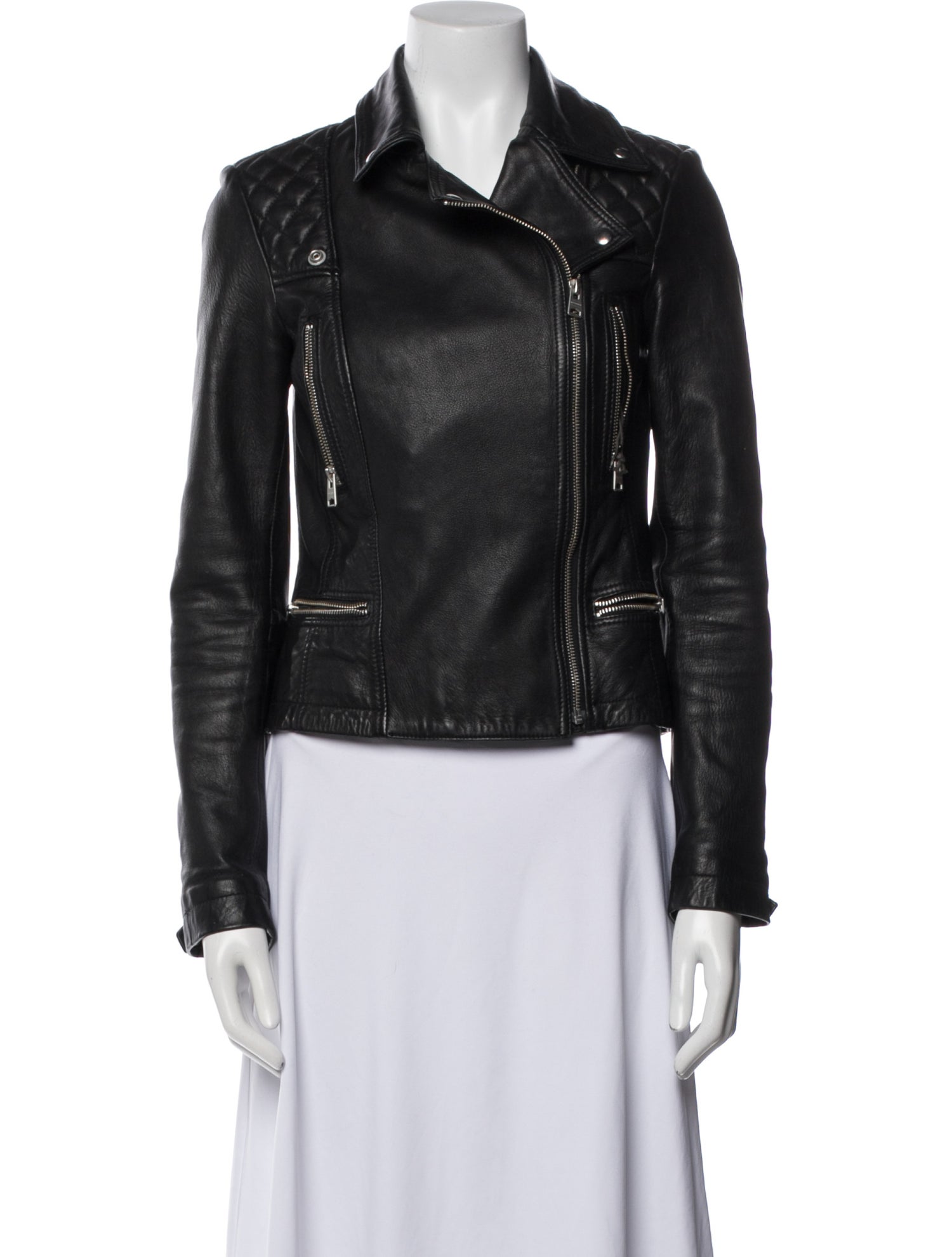 AllSaints Leather Biker Jacket